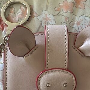Pink Pig Keychain Wallet